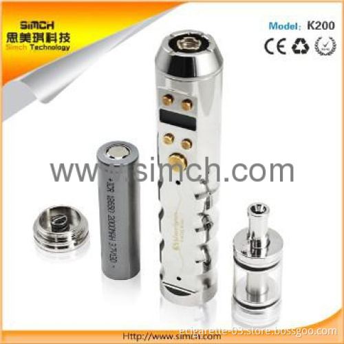 Popular vapor K200 electric cigarette with high quality for wholesale
